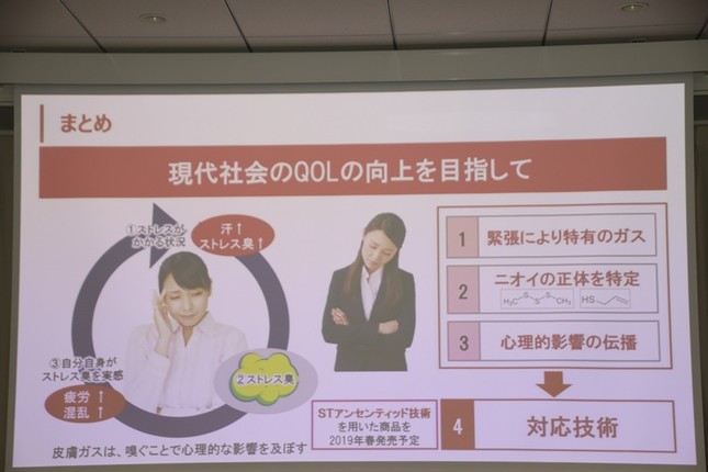 セミナーの会場で映し出された資料の一部