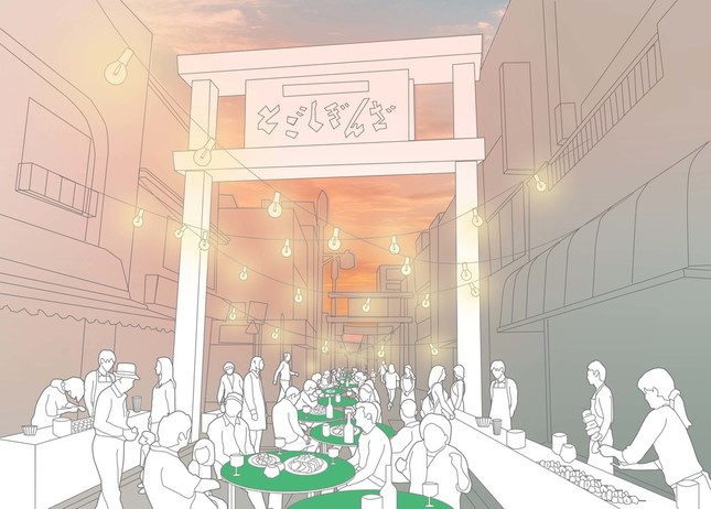 戸越銀座「ストリート・ビュッフェ」イメージ