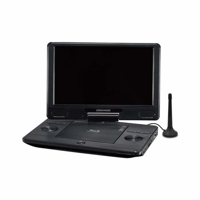 高画質のBDを外出先や車内などどこでも楽しめる