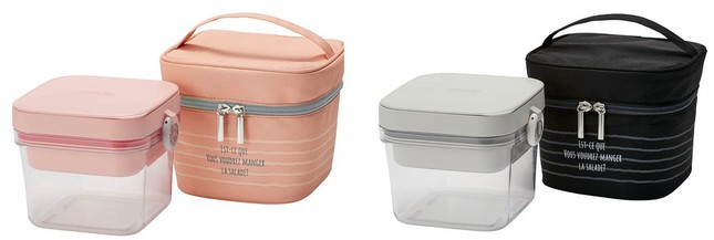 冷やして持ち歩き、食べる直前に和えられる