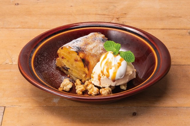 リンゴがパイ、サンデー、ゼリーなどに変身