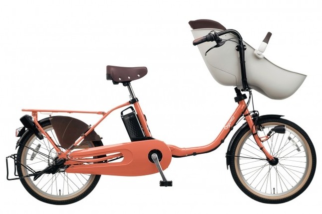 コンビと共同開発した子どもの快適性にこだわった子乗せ電動アシスト自転車