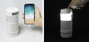 災害時の情報源・スマホの電源を確保できる　アウトドアなどでも活躍