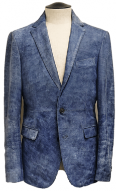 まるでデニムのようなレザージャケット登場！