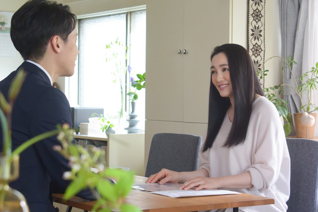 ライフアドバイザーの男性を迎えて…