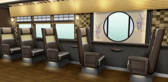 乗車した時から京都気分！