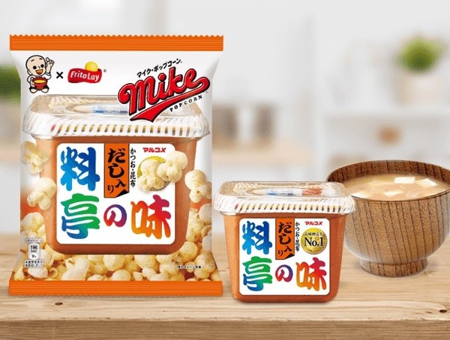 日本の味がポップコーンに