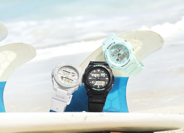 「BABY-G」のスポーツライン「G-LIDE」の新モデル3種