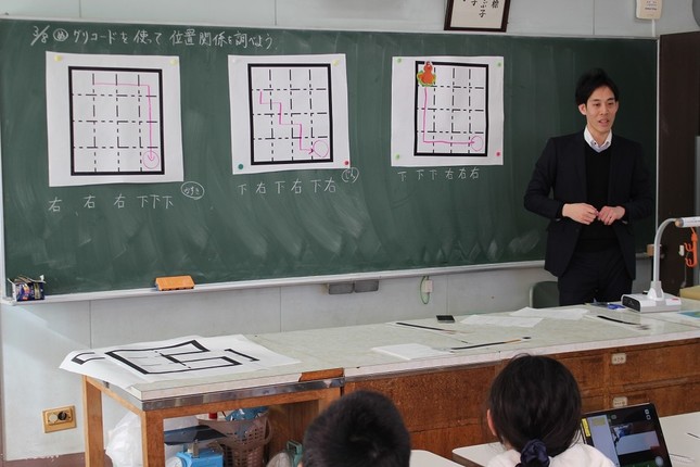 墨田区立業平小学校での授業の様子