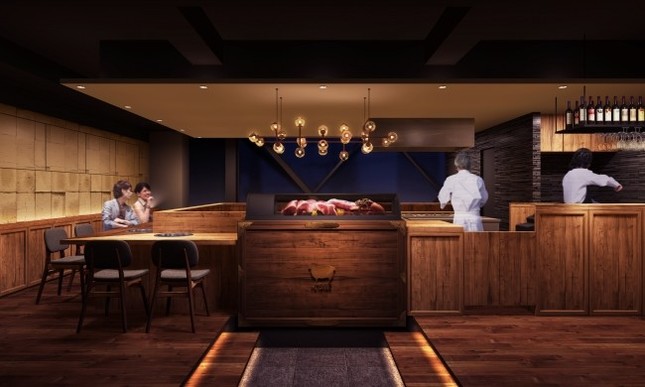 カジュアルシックな内装の店内