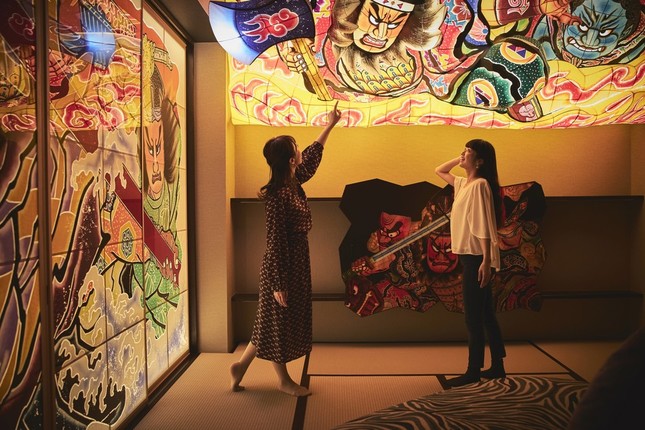 ねぶたの迫力に圧倒