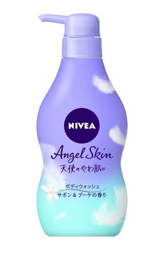 「ニベア エンジェルスキン ボディウォッシュ」サボン＆ブーケの香り