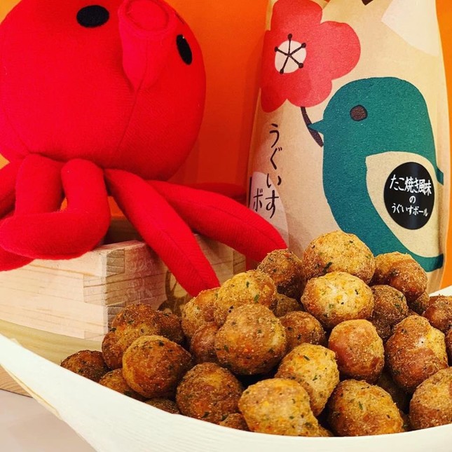 たこ焼きそっくりの「うぐいすボール」