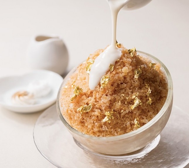 「おいしい紅茶の店」の紅茶かき氷