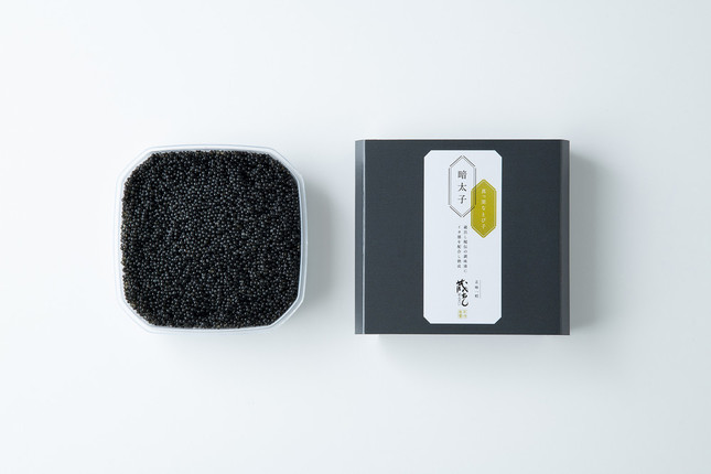 キャビアのような真っ黒な明太子