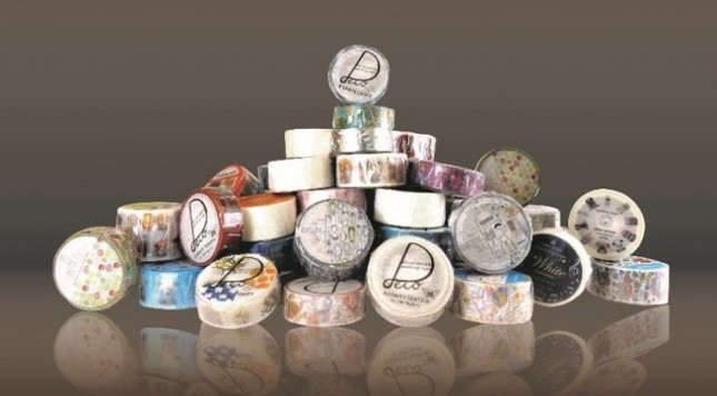 様々な柄のマスキングテープ