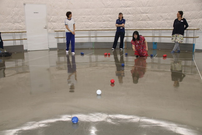 ボッチャ女子部の目標は「東京2020までにボッチャを1000人に体験してもらう」ことだという