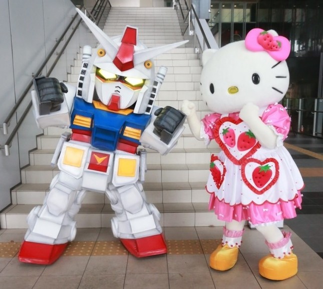 ガンダムvsハローキティどちらを応援？