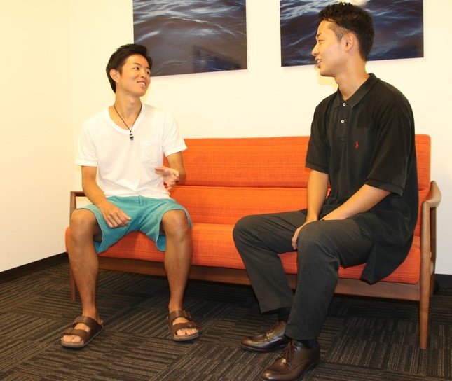 大変だったが成長できた、と話す2人
