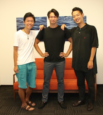 左から松井さん、渋井さん、野津さん