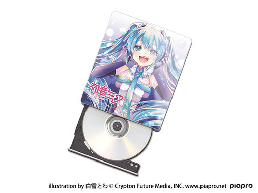 スマホ向けCDレコーダーに「初音ミク」コラボモデルが登場