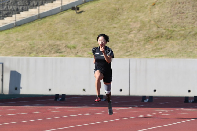 練習中の高桑選手　(c)Tsuyoshi Kishimoto