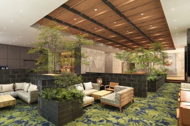 都市にいることを忘れてしまいそうなリラックス空間