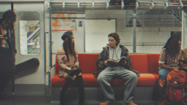 記念ムービーの平成時代のシーン
