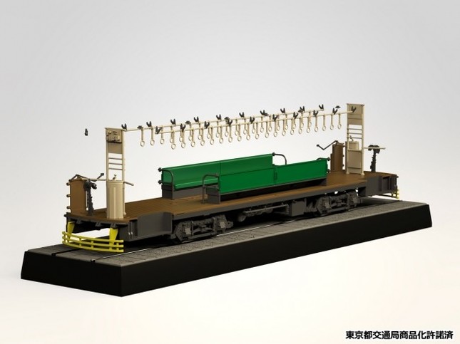 高度経済成長期の東京を代表する都電が24分の1スケールで登場