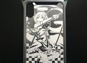 「東方Project」キャラを背面にレーザー彫刻　iPhone 11 Pro向けバンパーケース