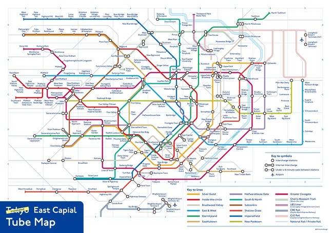 まるでゲームの舞台 東京の地下鉄を英訳した路線図に これは面白い J Cast トレンド 全文表示