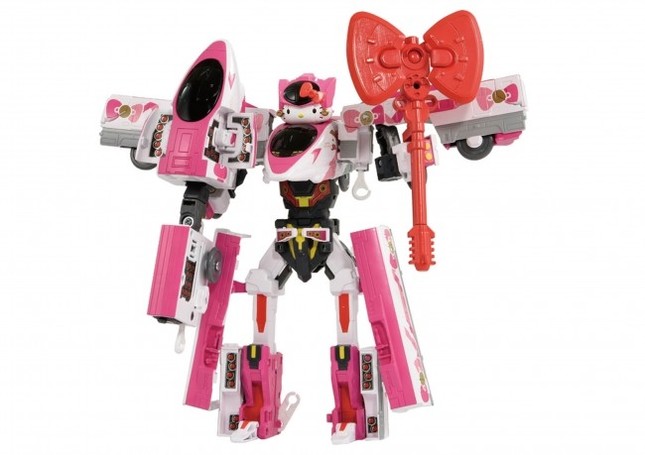 ロボットに変形するプラレールになった