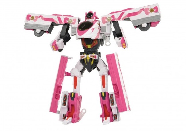 ロボットに変形するプラレールになった