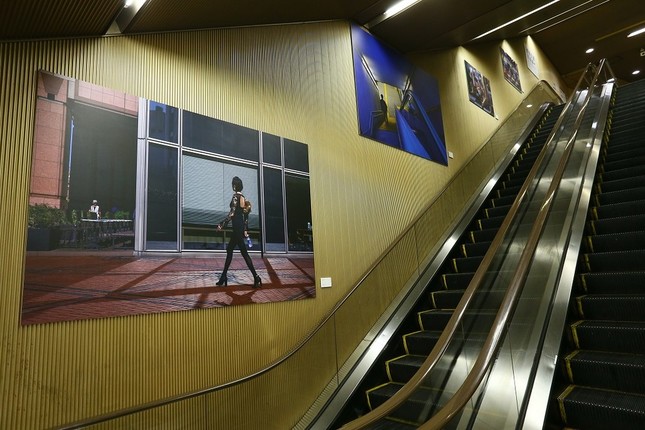 都営大江戸線六本木駅構内の様子（1）