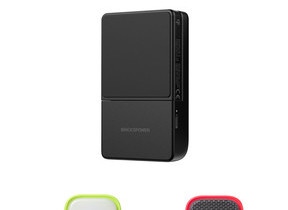 LEDライトやスピーカーとしても　「Qi」対応モジュール式モバイルバッテリー