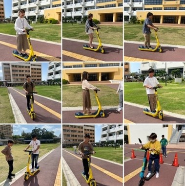 シェア電動キックボードステーション新たに2か所増設