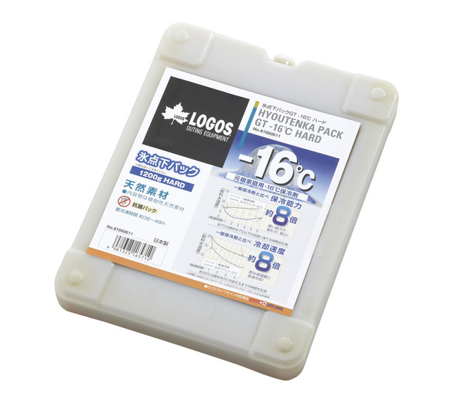 通常はキャンプ時の食材保冷で活躍する「氷点下パックGT-16℃」シリーズ