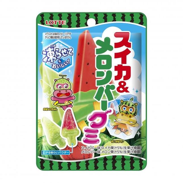 夏の定番アイスがグミになった