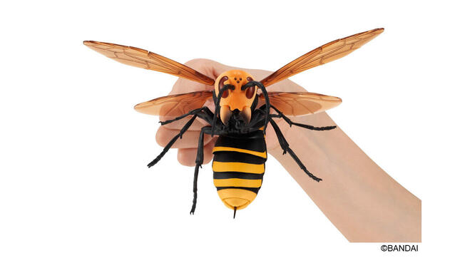 昆虫界最強「すずめばち」がビッグサイズのフィギュアに