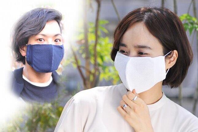 夏でも涼しい「ハイブリックス・洗えるひんやりマスク（メッシュタイプ）」