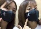 東京五輪期待の「フェンシング姉妹」東莉央・晟良　競技中のシルエット入りマスク