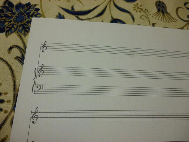 音楽を記録することが様々な方法でできるようになった現代でも、楽譜（五線譜）はまだまだ音楽記録の主要な手段である