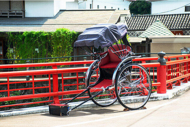 車夫の解説付きのツアー