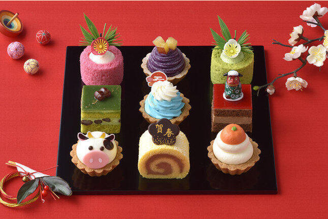 練乳クリームのタルトや抹茶クリームのケーキなど
