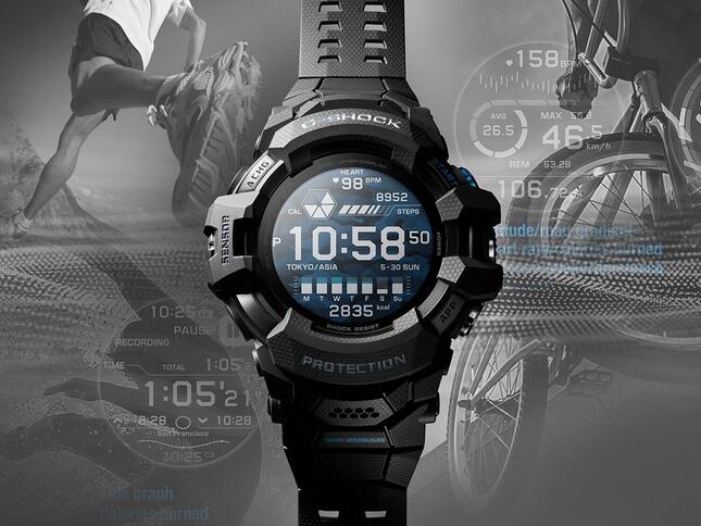 ：G-SHOCKのスポーツライン「G-SQUAD」シリーズの最上位モデル「GSW-H1000」