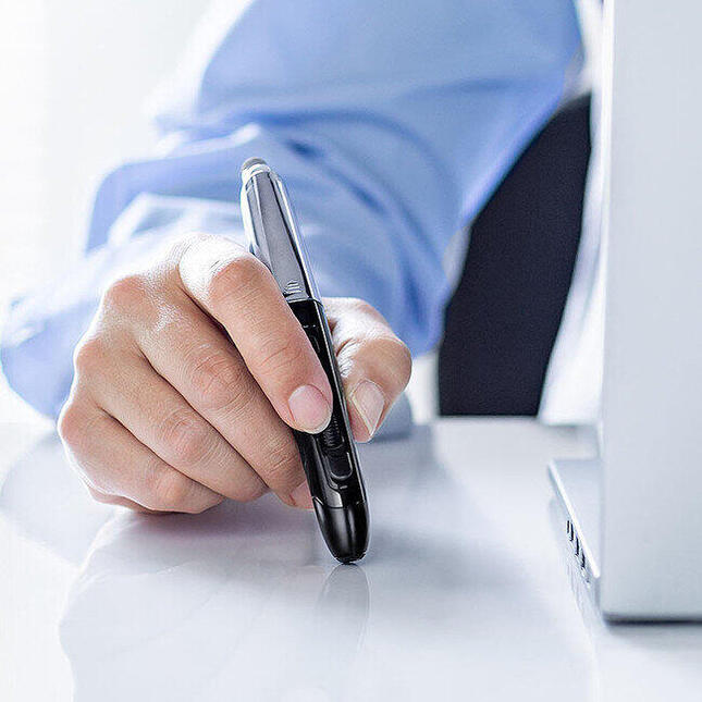 ペンを持つ感覚で使えるペン型Bluetoothマウス