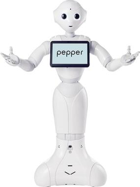 2020年夏に製造一時停止となった「Pepper」　（c）SoftBank Robotics