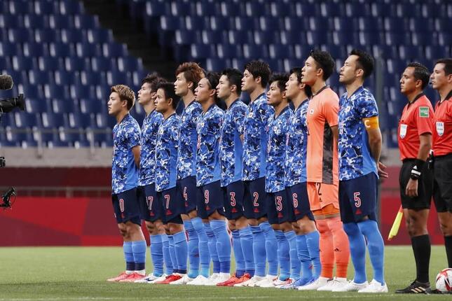 東京五輪サッカー男子準決勝で（写真：ムツ・カワモリ/アフロ）