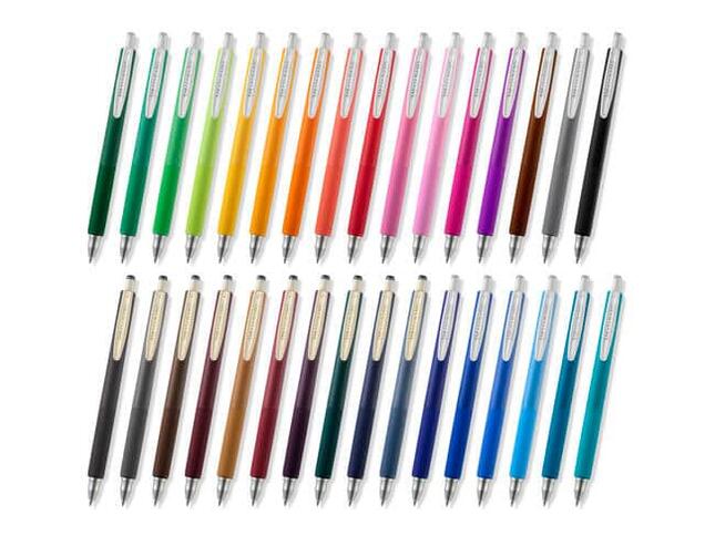 トレンドの極細タイプ、多彩な32色