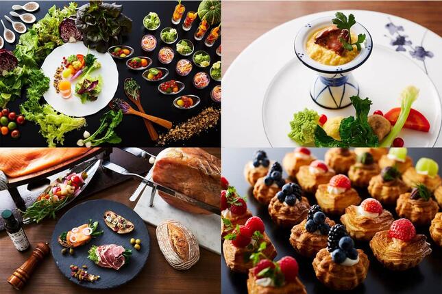 ホテルならではの料理が揃う